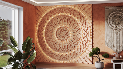 Панно гипсовое SHANGRILA артикул SPN11