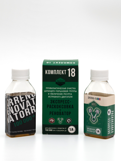 Комплект 18 - Sputnik-R + Renovator для двигателя объемом до 1,8 л.
