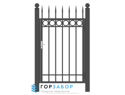 Изготовить калитку из профильной трубы с коваными элементами в Москве и МО