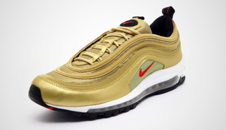 Nike Air Max 97 Золотые с белым