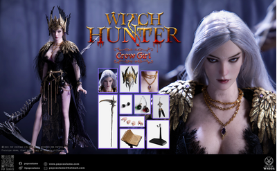 Воронья ведьма (стандартная версия) - Коллекционная фигурка 1/6 Witch Hunter Series The Crow Girl Standard Version (WH-004) - POP COSTUME
