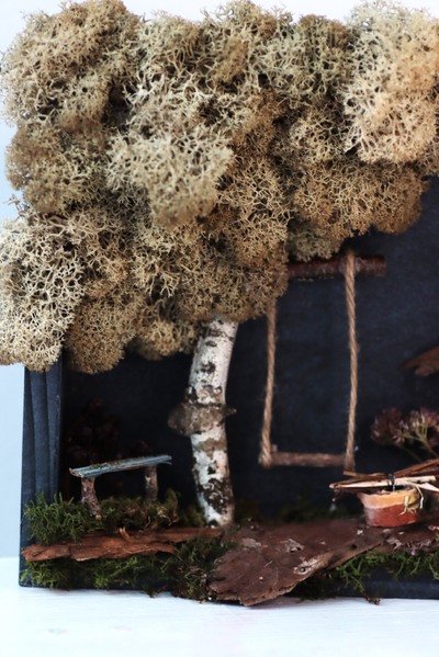 Новогодняя эко-картина № 1179