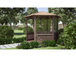 БЕСЕДКА ШЕСТИГРАННАЯ «СИМФОНИЯ-3»