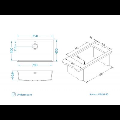 Мойка Alveus Omni 40