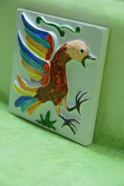 Сокол-Воин (изразцовая плитка)