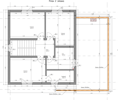 Двухэтажный дом с четырьмя спальнями 183м² (S81)