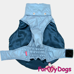 FOR MY DOGS попона синий металлик