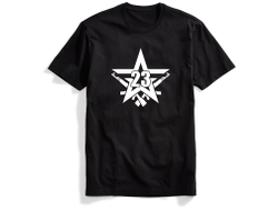 Футболка чёрная #7 на 23 февраля