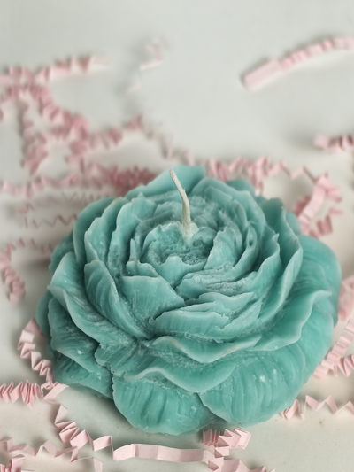 Свеча "Пион" Мята