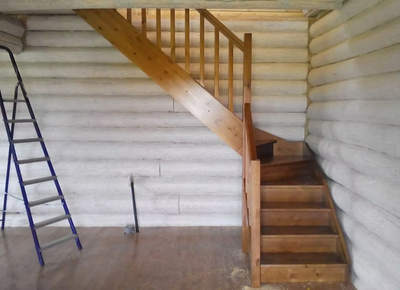 Лестница Г-образная 2900/левая