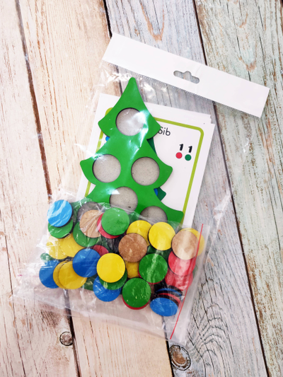 Мозаика "Наряжаем ёлку"