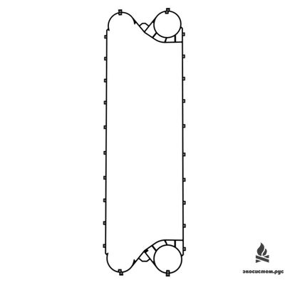 Теплогаз пластина TG65