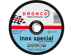 Круг отрезной по металлу универсальный AS 46 T 180х1,6х22,23  Dronco 1183250