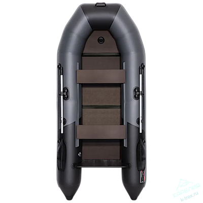 Лодка ПВХ Мастер Лодок Таймень NX2850CKK Слань-книжка киль "Комби" Графит / Чёрный