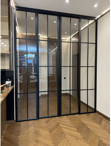 Зонирование в квартире. Раздвижные двери-купе. Перегородка раздвижная.