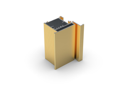 APK59-27 алюминиевый профиль дверной коробки анод. золото