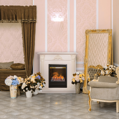 камин Stefania WTA с очагом 3D Olympic