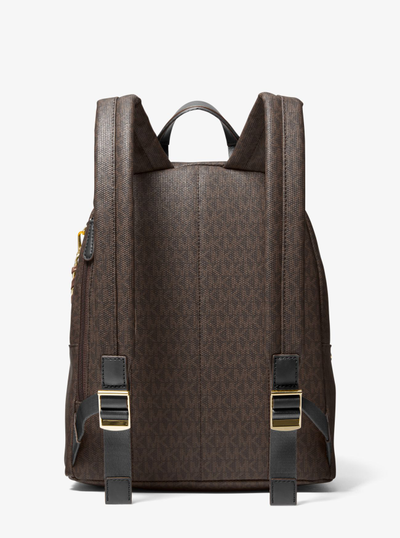 Michael Kors рюкзак Slater Medium Signature бежевый с коричневым