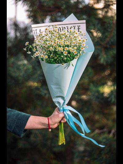 Монобукет с Матрикарией