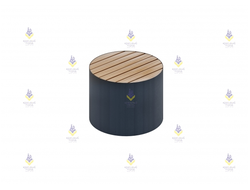 1620.1 Скамья круглая на металлическом основании тип-1