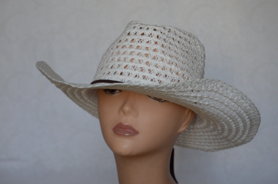 Итальянская шляпа летняя Hatyou Италия 0563 белая фото