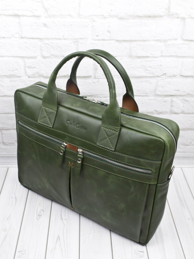 Сумка для ноутбука Montebello green (арт. 1033-11)