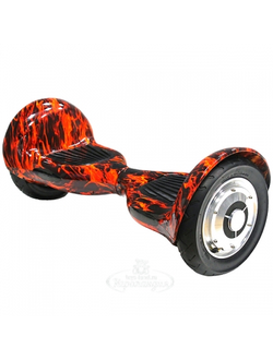 Гироскутер Огненный", чёрный/красный, 10"