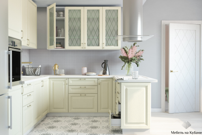 Ницца модульная кухня разные цвета