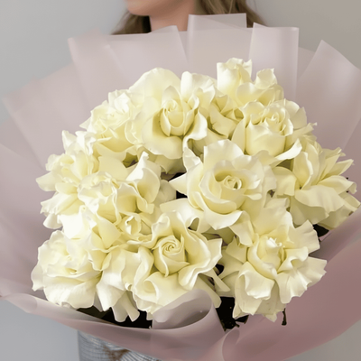 13 французских роз (цвет на выбор)