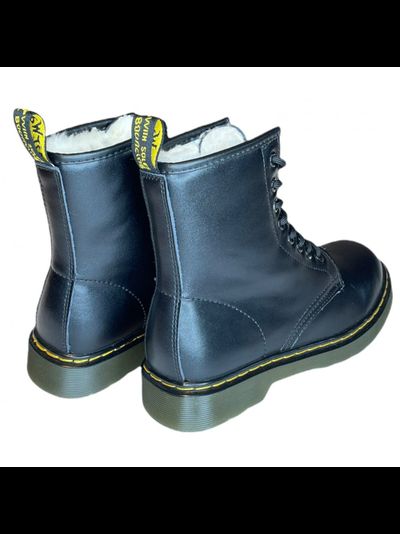 DR.MARTENS 1460 NAPPA BLACK С МЕХОМ