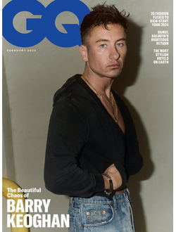 GQ British Magazine February 2024 Barry Keoghan Cover, Мужские иностранные журналы, Intpressshop