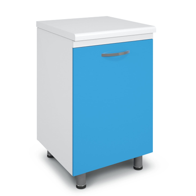 Тумба металлическая с полкой на опорах ТМД-1.0