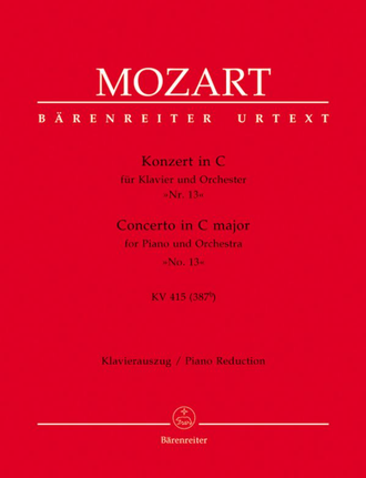 Mozart. Konzert №13 C-Dur KV415 für Klavier und Orchester für 2 Klaviere
