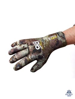 Перчатки неопреновые 5мм AquaDiscovery Camostretch GREEN р.M