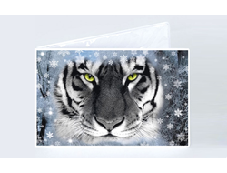 Обложка на зачётную книжку год Тигра №10