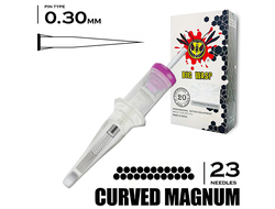 23CM/0,30 mm - RM/Curved Magnum "BIG-WASP" (Matte Transparent)