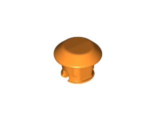 Technic Link Tread Attachment Single Rubber Orange 24375 6185551