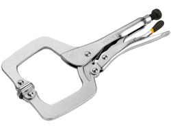 Зажим с фиксатором 280 мм, С-образный, с подвижными губками TOLSEN TT10056