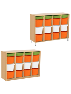 СТЕЛЛАЖНАЯ ВЫДВИЖНАЯ СИСТЕМА ХРАНЕНИЯ 4/103 ПВХ