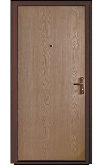 Дверь металлическая "Valberg BMD-1" медный антик/дуб сонома
