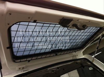Кунг Sammitr S plus V2 Commercial BW для Toyota Hilux 2005-2015 с защитными решетками на стеклах!