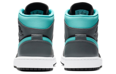 Jordan 1 sale mid aqua grey