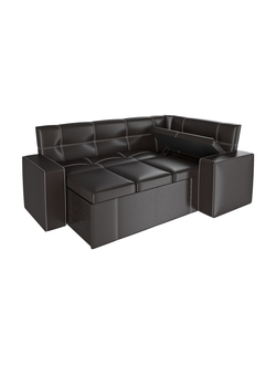 Скамья угловая Квадро тип 4 СП Коричневый (Бонмебель)