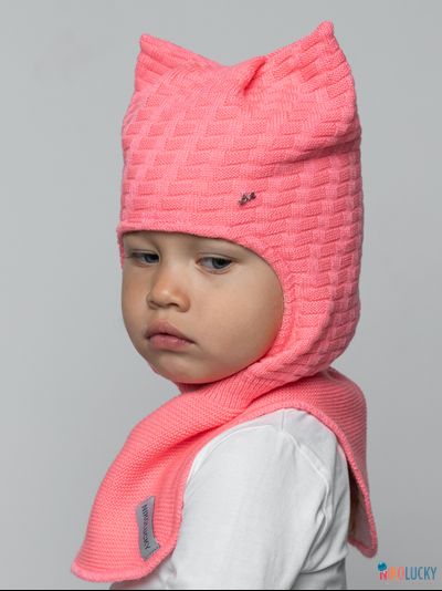 Шапка-шлем 24201-05 х/б подклад, розовый 52-54