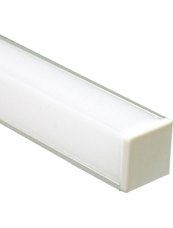 Профиль для светодиодной ленты угловой квадратный