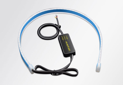 Гибкие ходовые огни с бегущим поворотником, 60см, 9-16v (комплект, 2шт)