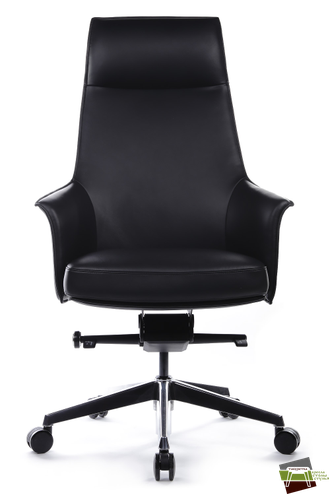 Кресло Rosso А1918 Чёрный (3A MND9901) натуральная кожа