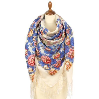 Павловопосадский платок Вдоль по реченьке 696-3