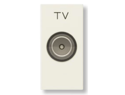 Розетка TV, 1 модуль, белый - ABB - Zenit - 2CLA215000N1101