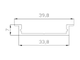 Алюминиевый профиль LC-LPV-0740-2 (2 метра)